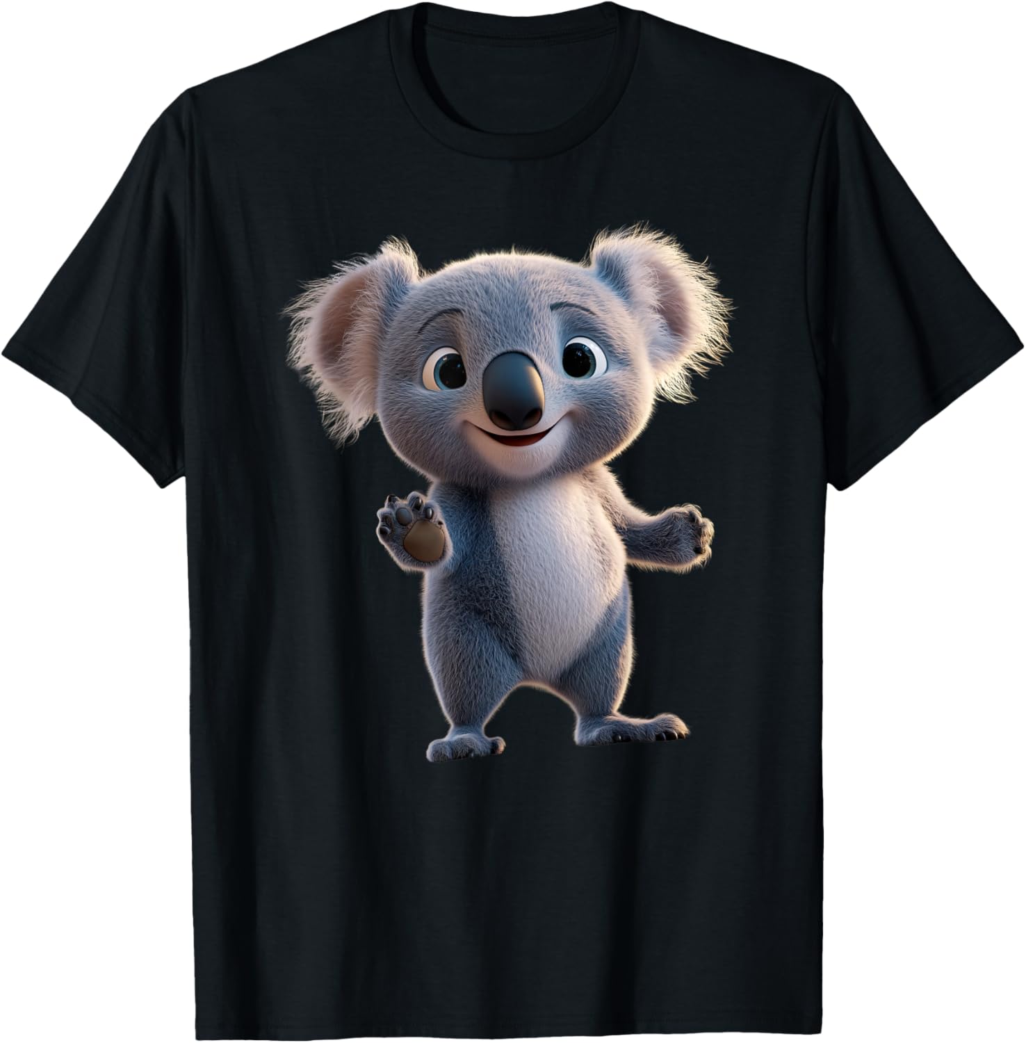Koala Australia Koalas Sweet Bear , Black, S T-Shirt - T-Shirt | Black