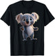 Koala Australia Koalas Sweet Bear , Black, S T-Shirt - T-Shirt | Black