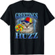 Greetings Huzz Silly Cat with Propeller Hat T-Shirt - T-Shirt | Black
