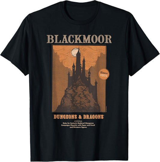 Dungeons & Dragons Retro Blackmoor T-Shirt - T-Shirt | Black