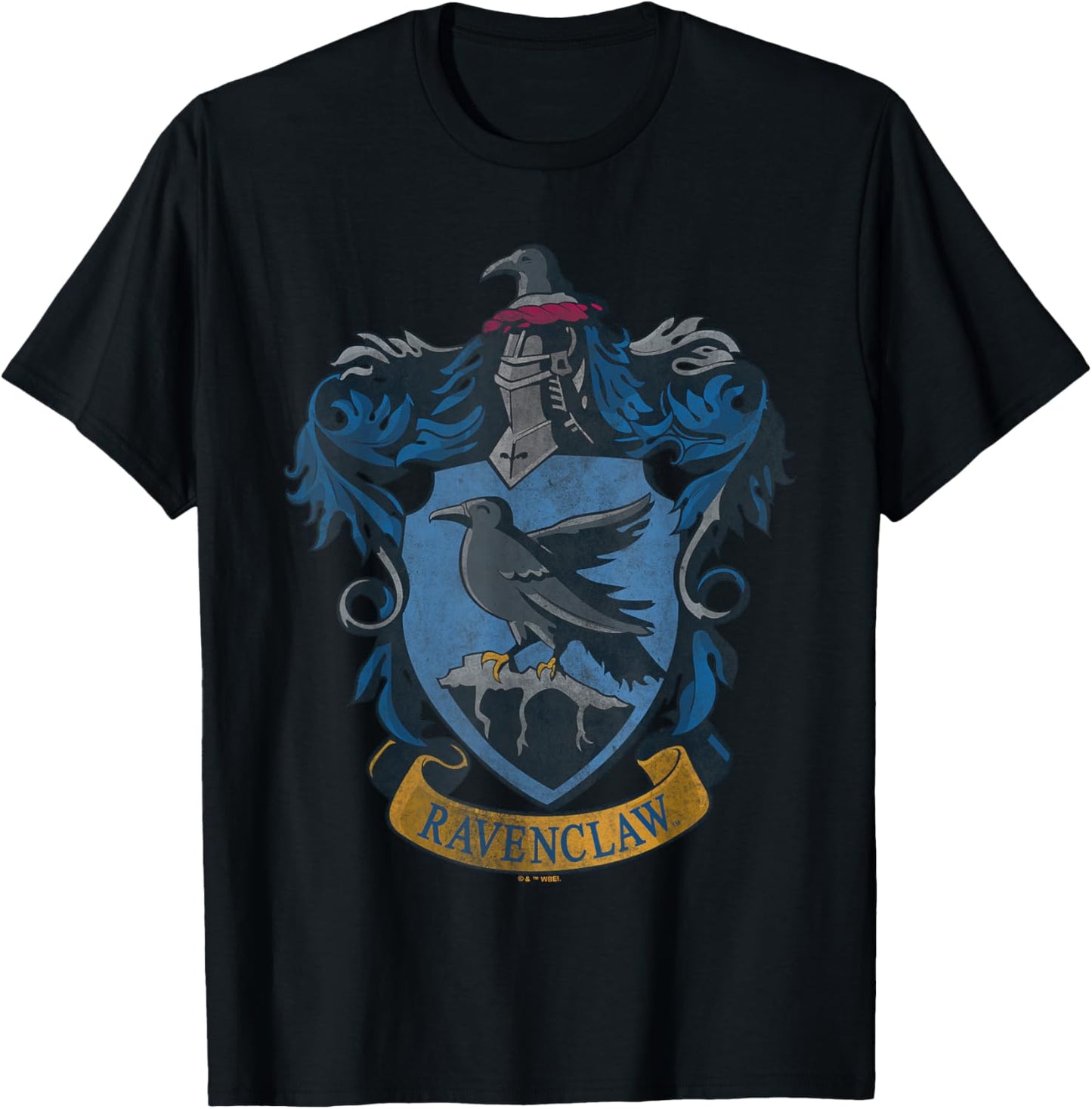 Harry Potter Distressed Ravenclaw Crest T-Shirt - T-Shirt | Black