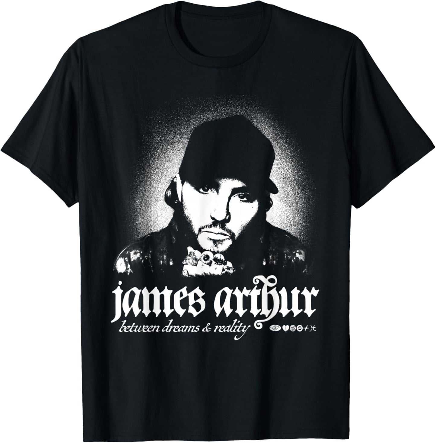 James Arthur Between Dreams and Reality T-Shirt - T-Shirt | Black