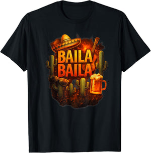 Baila Baila Krause Liad für d Wiesn Oimara Wackelkontakt T-Shirt - T-Shirt | Black