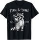Feral and Three Funny Raccoon 3rd Birthday T-Shirt - T-Shirt | Black