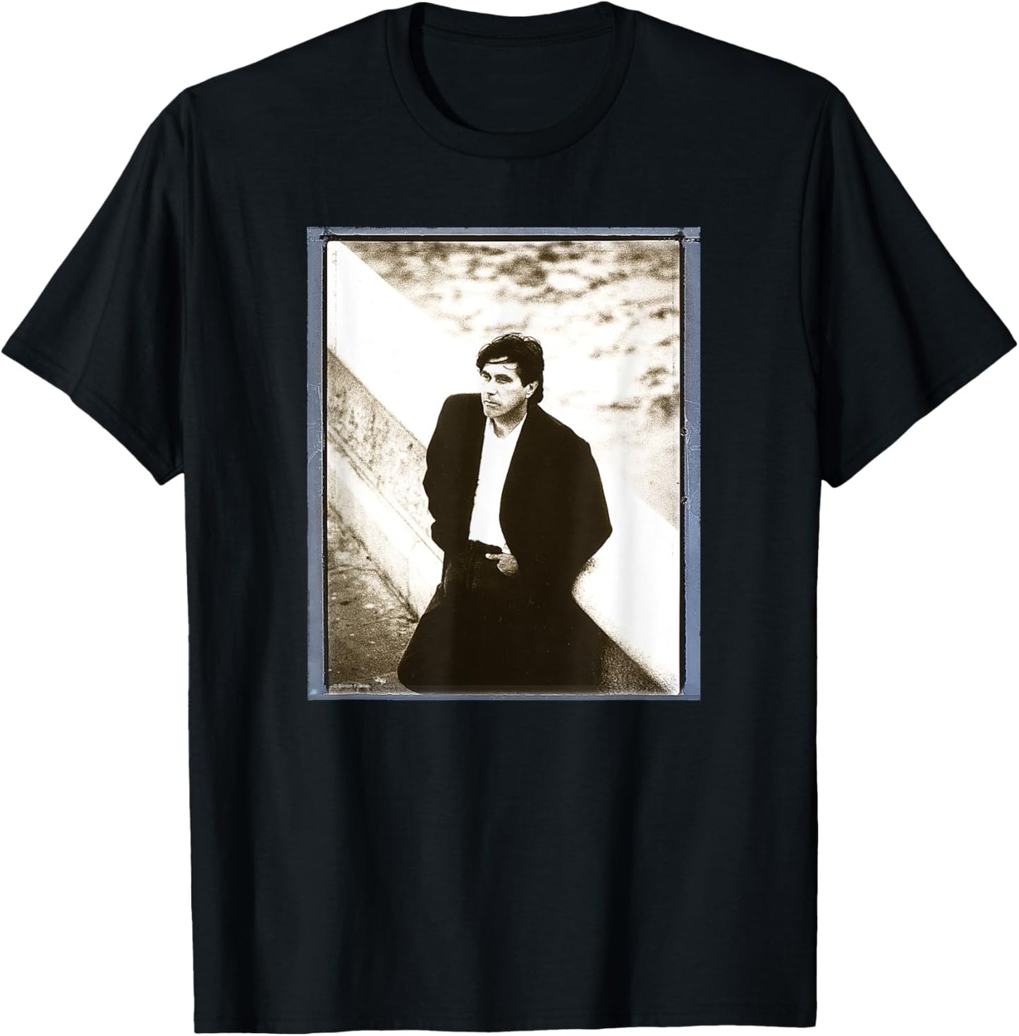 Bryan Ferry Of Roxy Music By Simon Fowler T-Shirt - T-Shirt | Black
