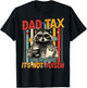 Funny Dad Tax Raccoon Making Sure Its Not Poison Men T-Shirt - T-Shirt | Black