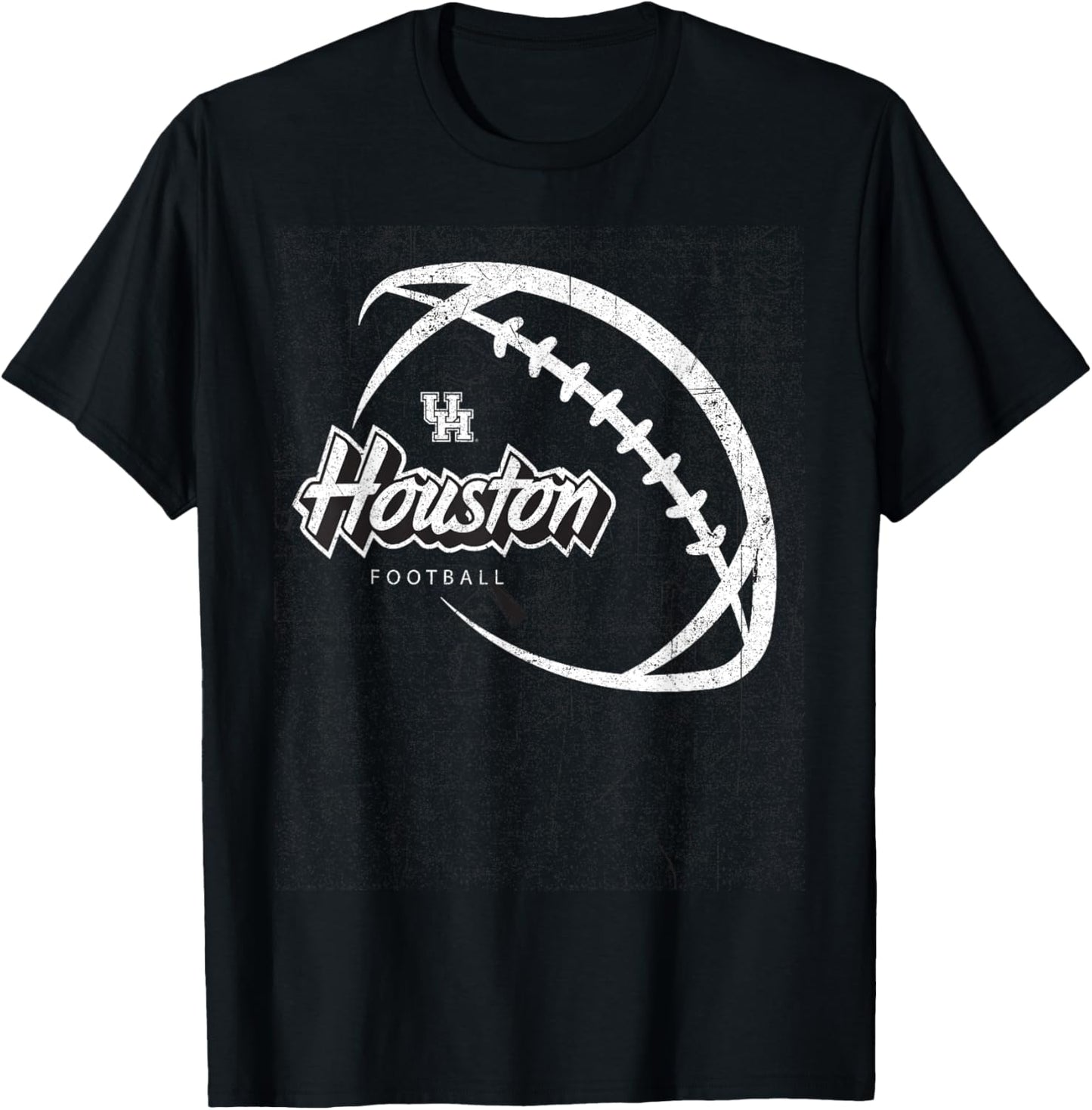 University of Houston Black Out Football | Houston Cougars T-Shirt - T-Shirt | Black