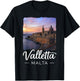 Valletta Malta T-Shirt - T-Shirt | Black