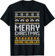 Ozark Hillbillies Logo Merry Christmas Ugly Sweater HS T-Shirt - T-Shirt | Black
