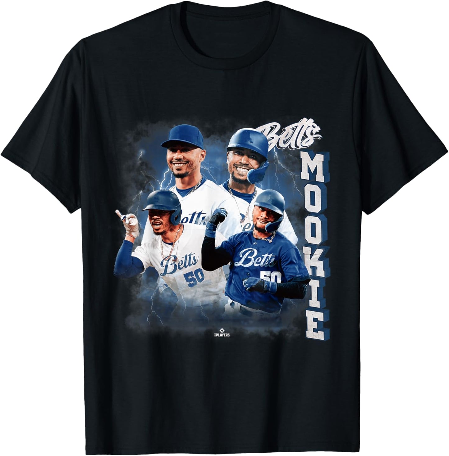Mookie Betts | Los Angeles Baseball MLB Player | MLBBET5004 T-Shirt - T-Shirt | Black
