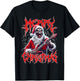Merry Christmas Heavy Metal Santa Satanic Skull T-Shirt - T-Shirt | Black