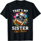 That's My Sister Out There Football T-Shirt - T-Shirt | Black