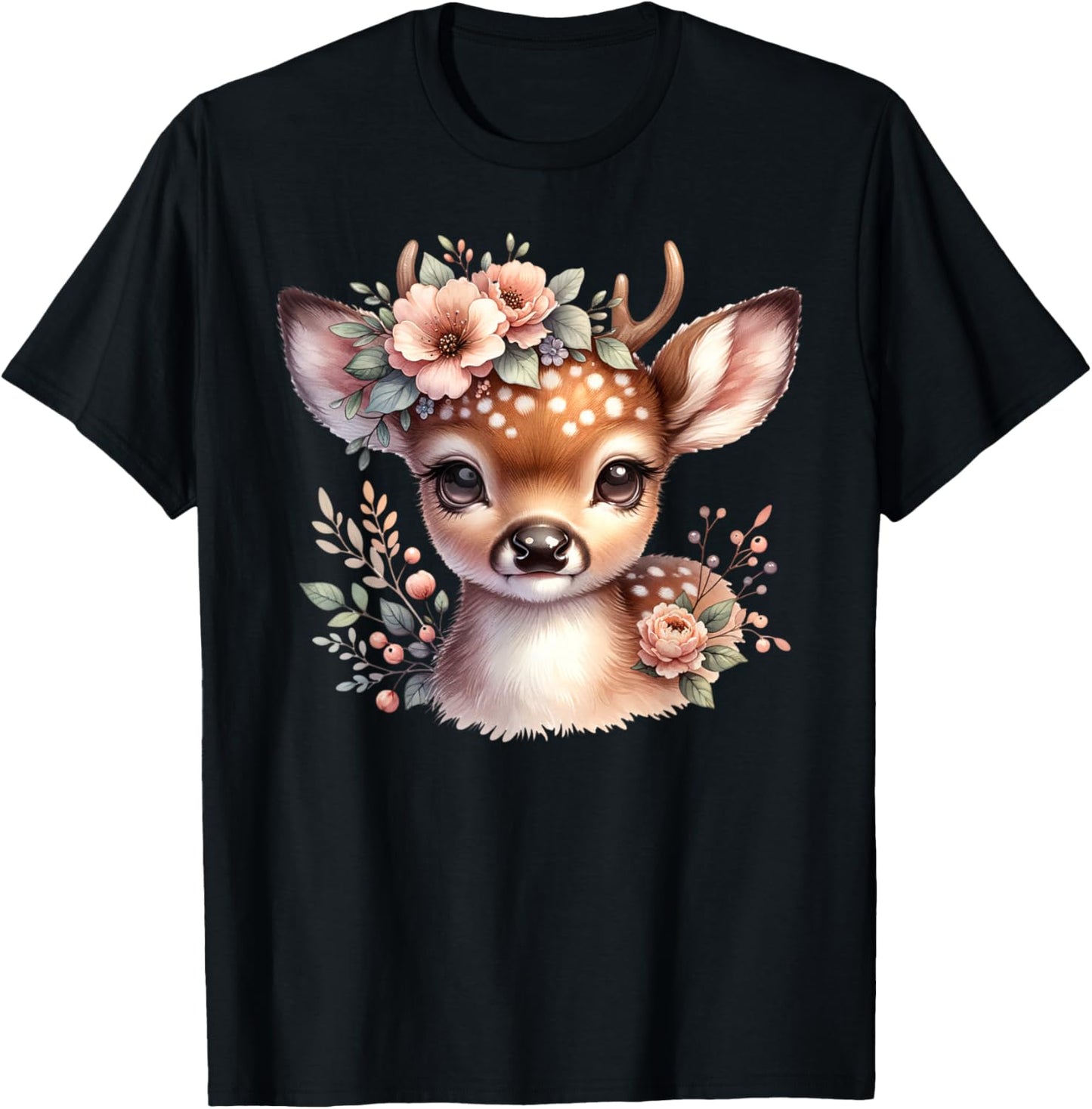 Reindeer Deer Costume Shirt Dirndl Deer Women's Costume , black, S T-Shirt - T-Shirt | Black