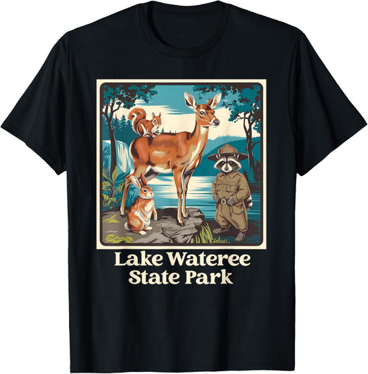 Lake Wateree State Park South Carolina Vacation Souvenir T-Shirt - T-Shirt | Black