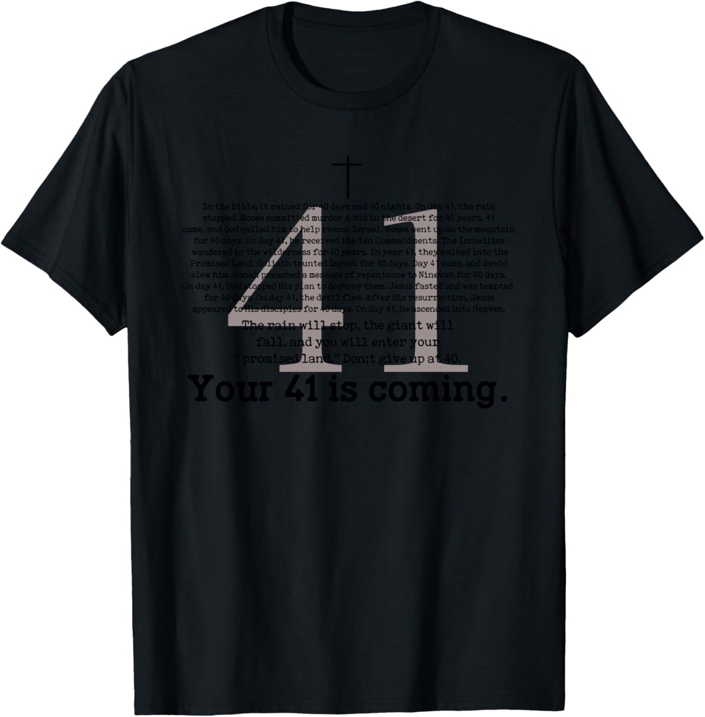 Your 41 is Coming Women T-Shirt - T-Shirt | Black