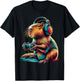 Capybara Funny Video Games Capybara T-Shirt - T-Shirt | Black