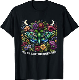 Butterfly There Is No Beauty Without Some Strangeness Woman T-Shirt - T-Shirt | Black