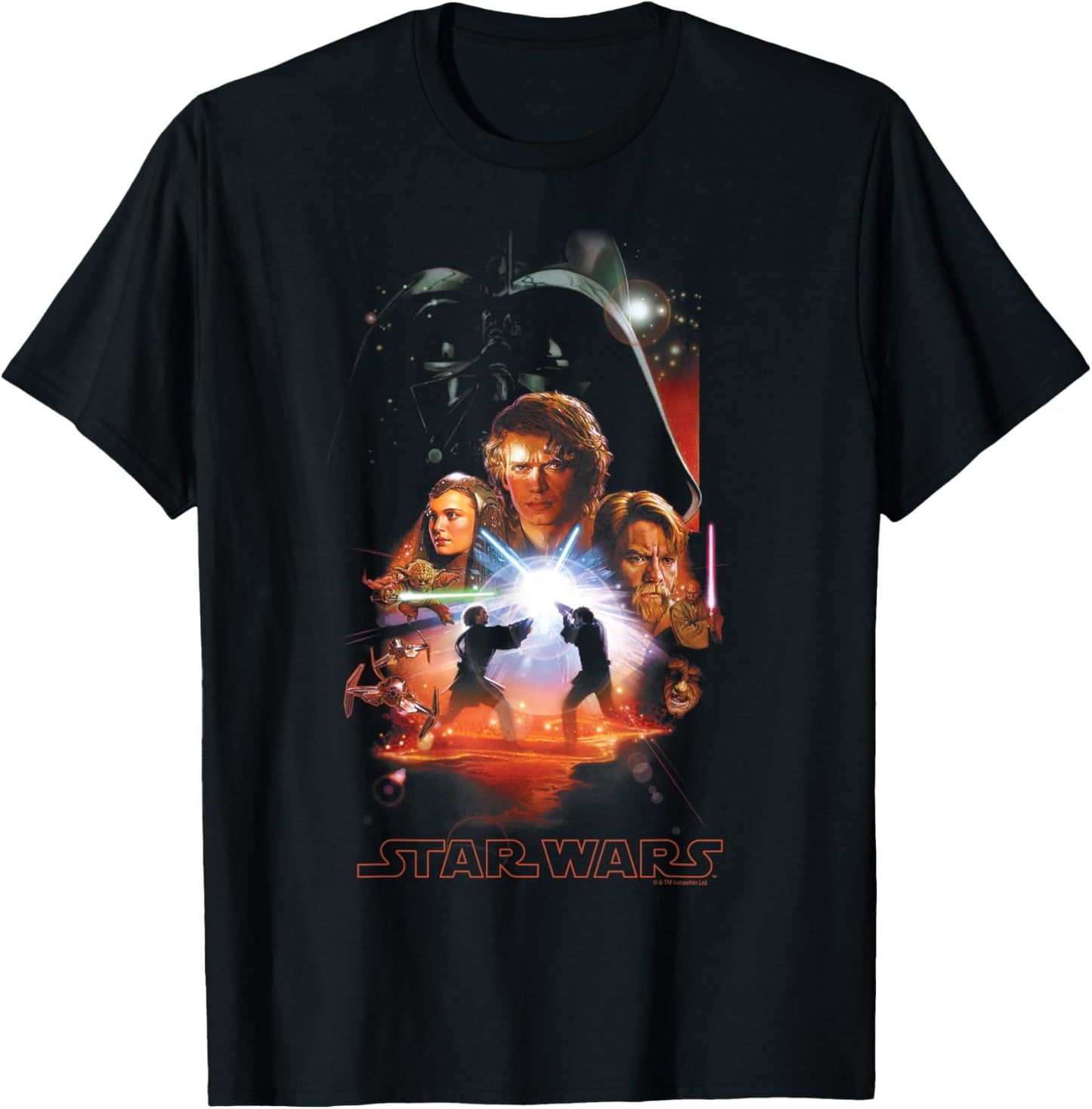 Star Wars: Revenge of the Sith Poster T-Shirt - T-Shirt | Black