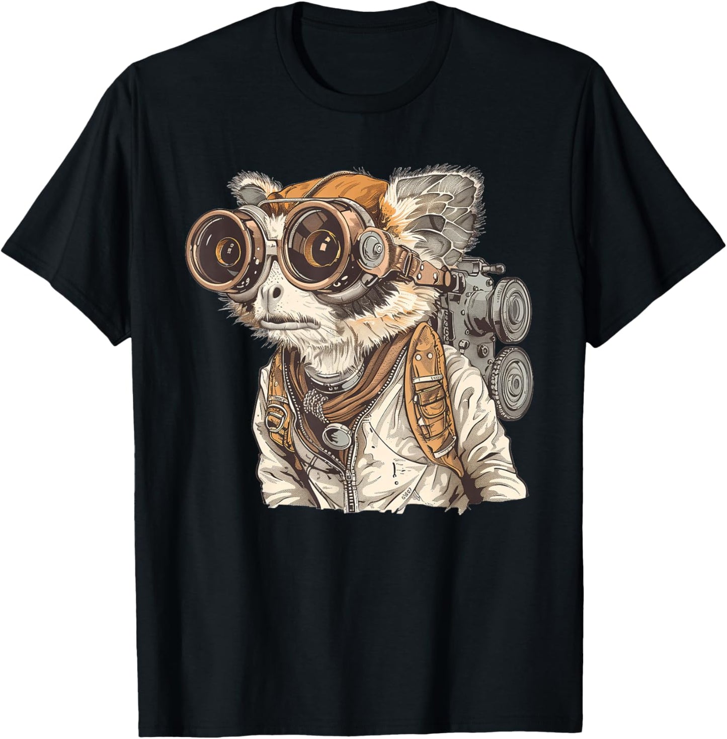 Slow Loris Steampunk T-Shirt - T-Shirt | Black
