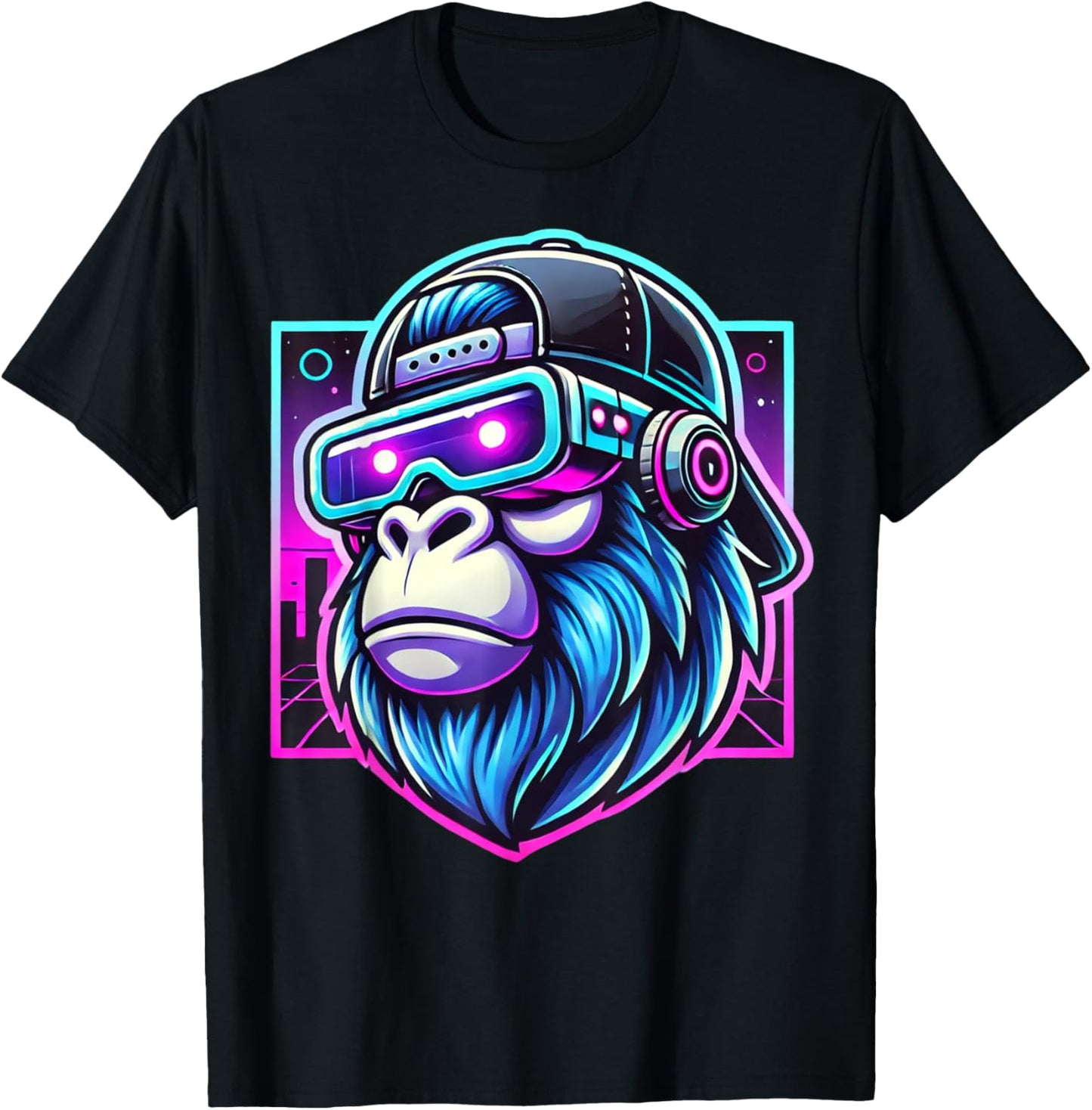 Gorilla Birthday Funny Gorilla Boys Adult Girls Family Party T-Shirt - T-Shirt | Black