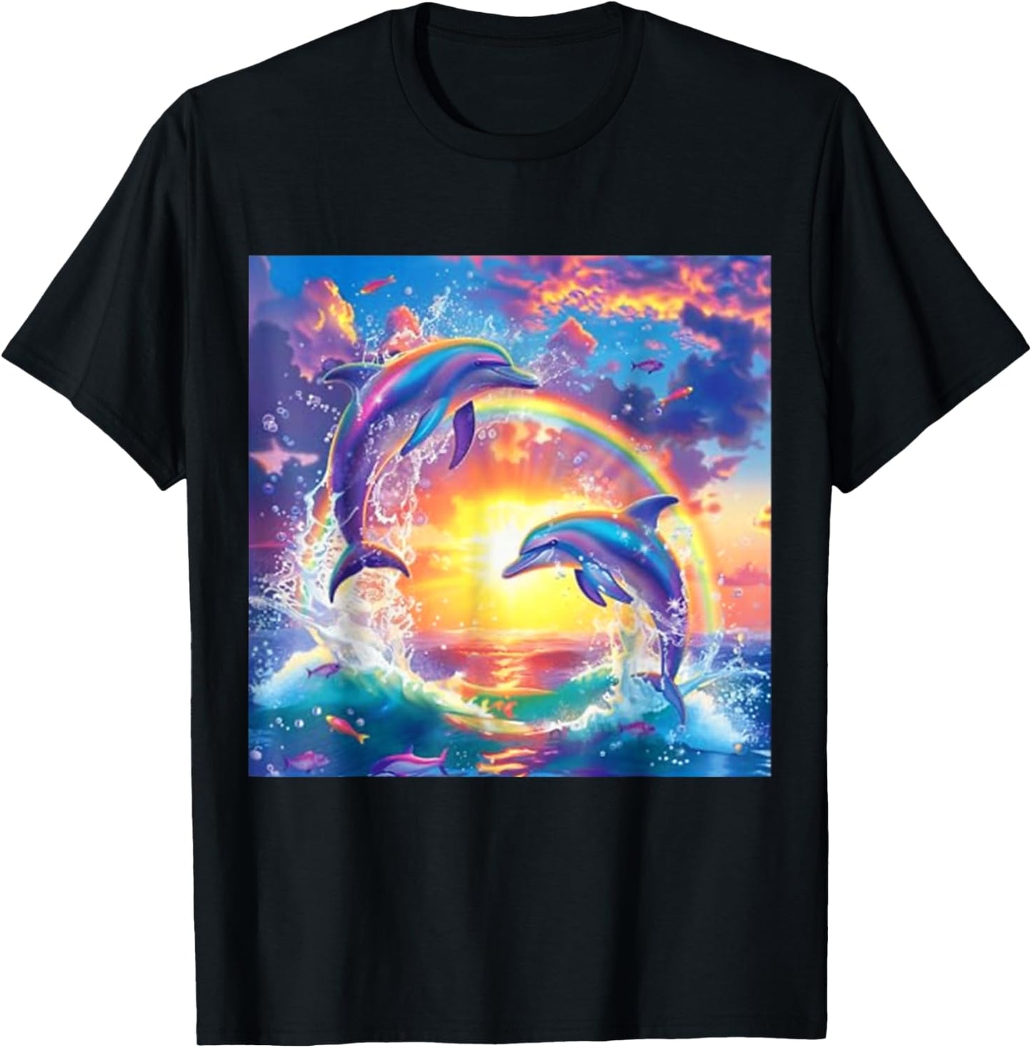 I Just Wanna Be Part of Your Symphony, Symphony Dolphin Meme T-Shirt - T-Shirt | Black