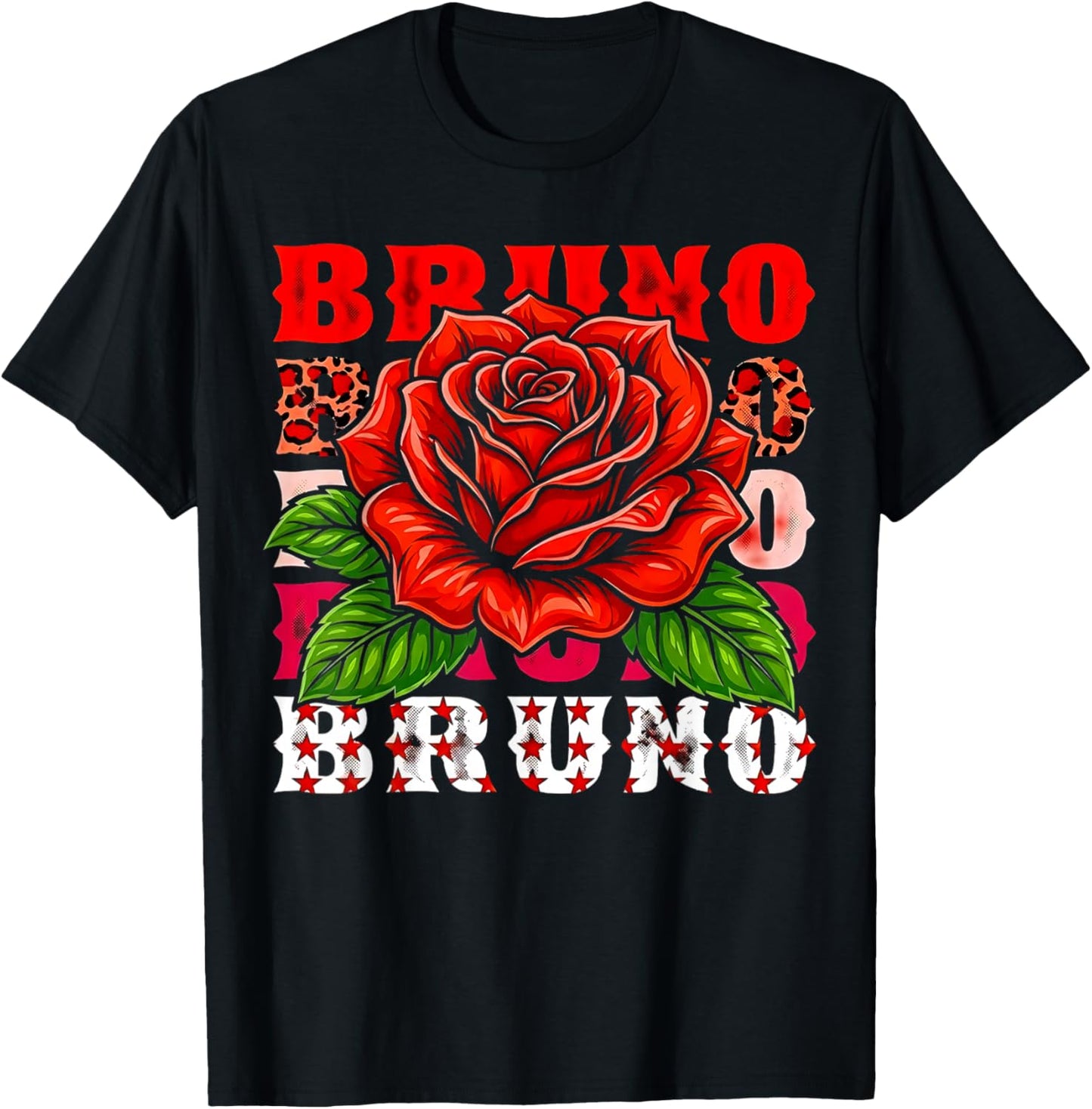 Retro Bruno Name Style Classic Gift Women Kid T-Shirt - T-Shirt | Black