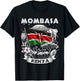 Mombasa Kenya African City Pride Graphic T-Shirt - T-Shirt | Black