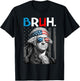 Fourth of July George Washington Bruh USA Men Boys Youth T-Shirt - T-Shirt | Black