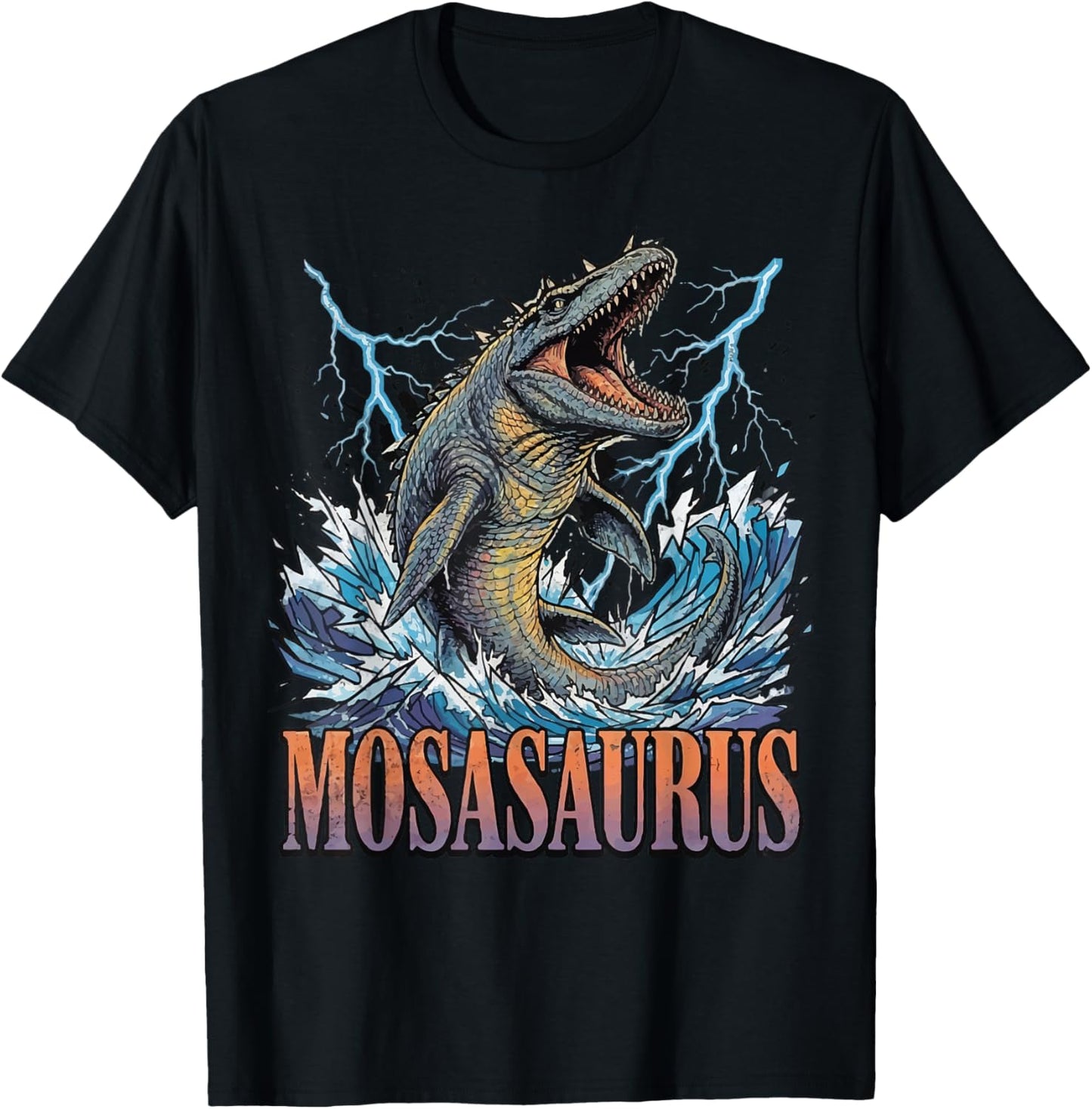 Mosasaurus Bootleg T-Shirt - T-Shirt | Black