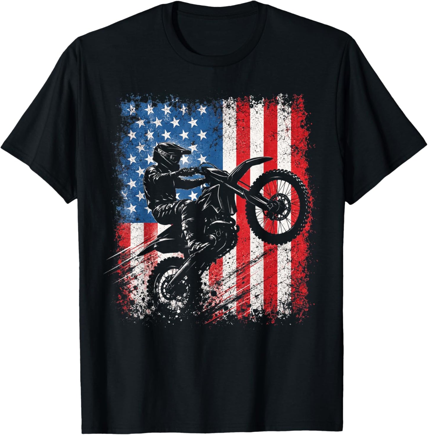 Dirt Bike Shirts Boys Kids Gear Motocross Dirtbike T-Shirt - T-Shirt | Black