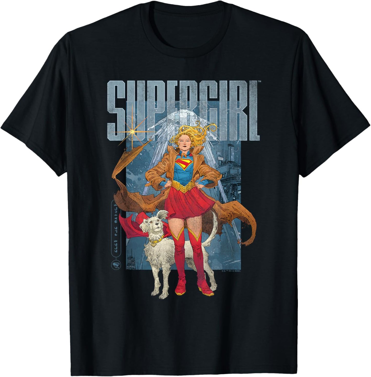 Supergirl 2026 Kara Comic Style T-Shirt - T-Shirt | Black