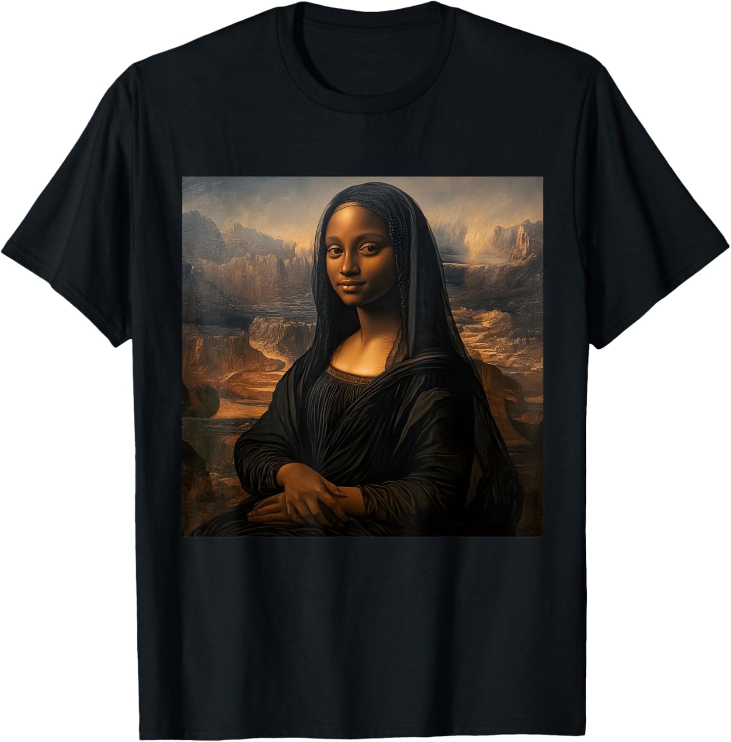 Black Mona Lisa, Black History Month, June 16 , Black, S T-Shirt - T-Shirt | Black