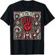 Native American Indigenous Red Hand Indian Blood Themed T-Shirt - T-Shirt | Black