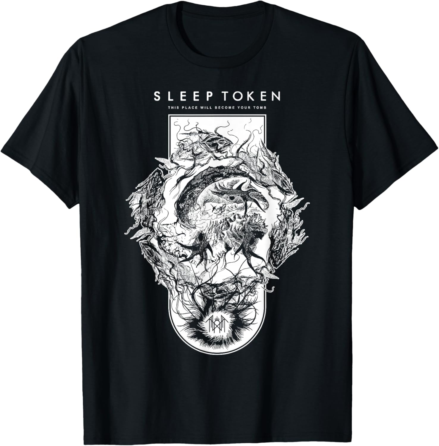 Sleep Token TPWBYT Sigil Asphalt T-Shirt - T-Shirt | Black
