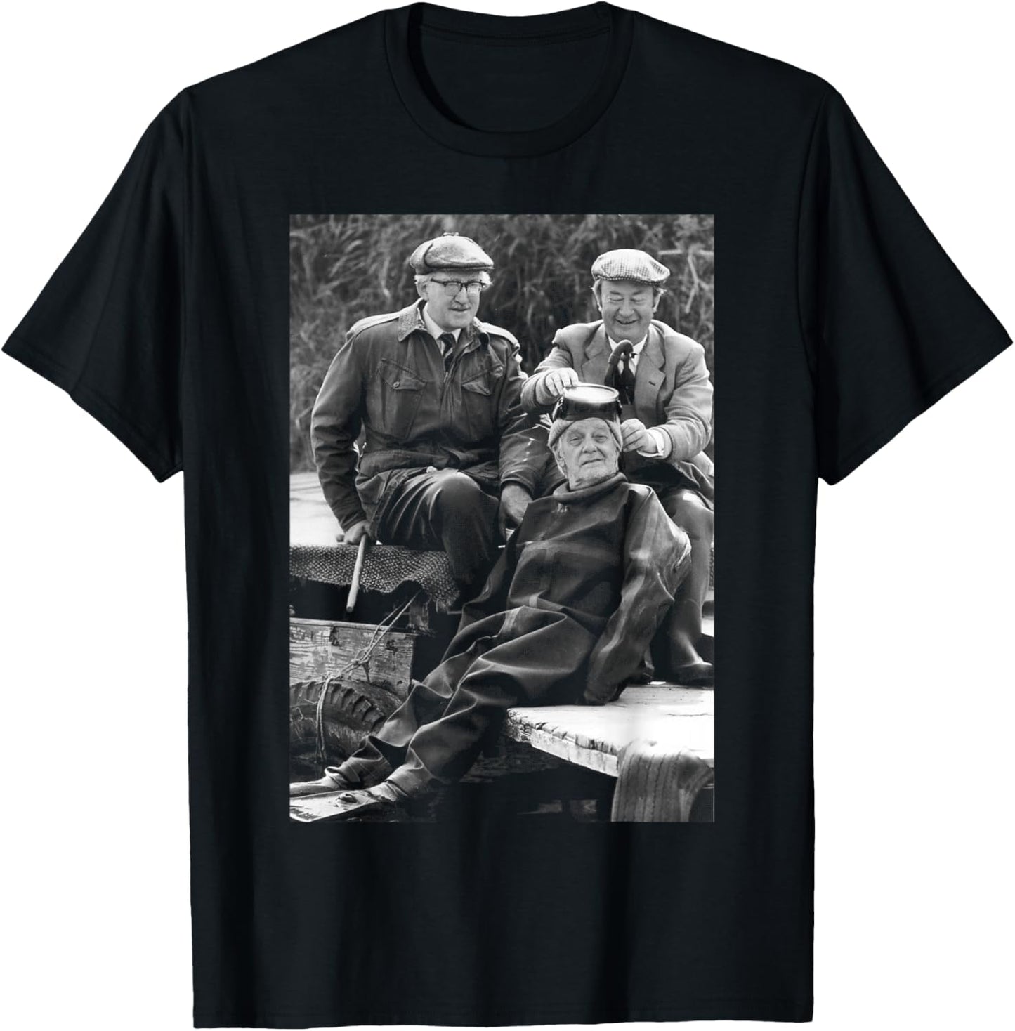 Last of The Summer Wine 1981 Compo Simmonite & Co T-Shirt - T-Shirt | Black