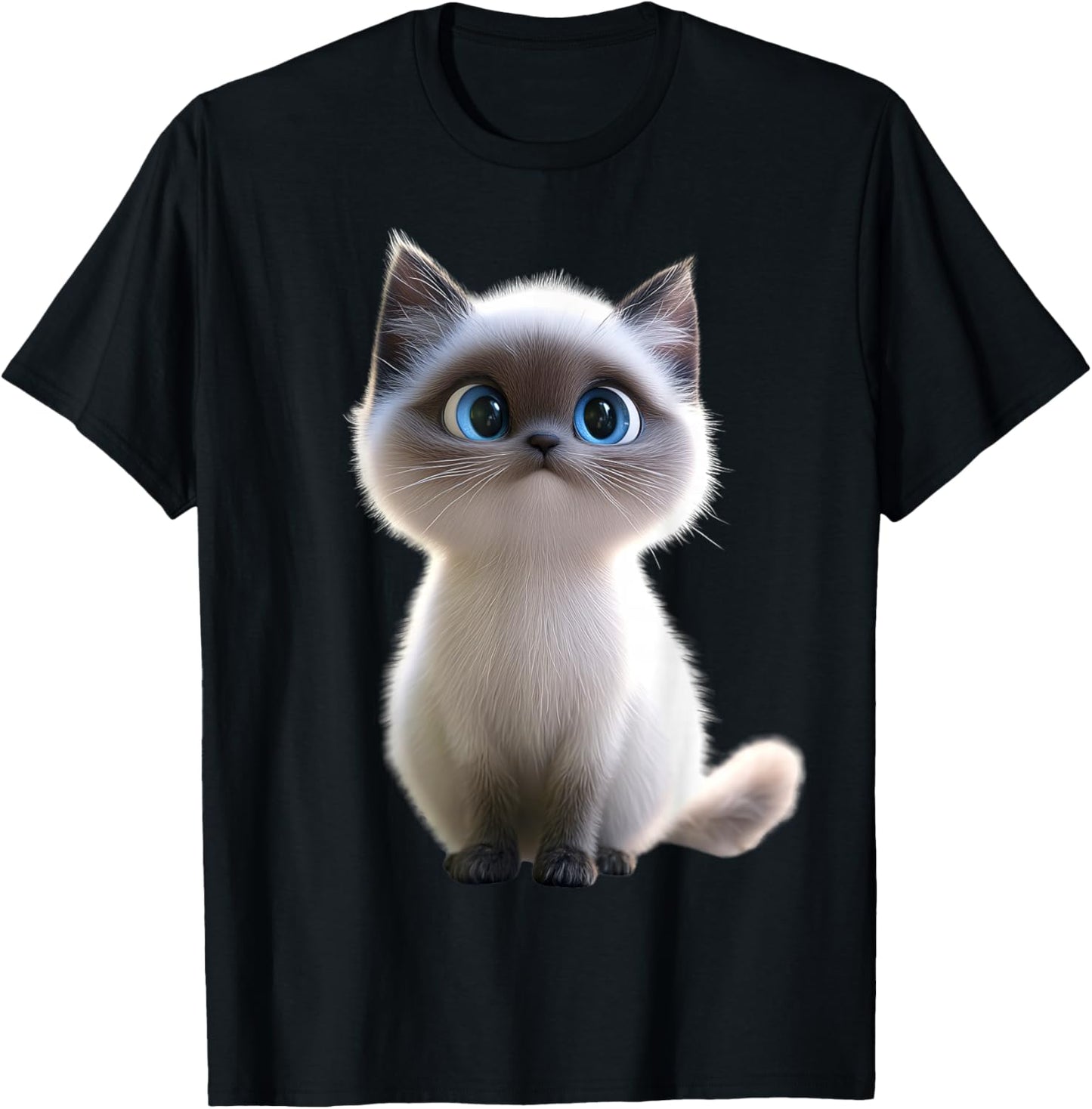 Ragdoll Cat Cat Mom Kitten Meow Cute Ragdoll Cats T-Shirt - T-Shirt | Black