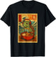 Turtle Gamer Ramen Japanese Ukiyo-e Mount Fuji T-Shirt - T-Shirt | Black