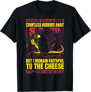 Faithful To The Cheese Faithful to the Cheese Rat T-Shirt - T-Shirt | Black