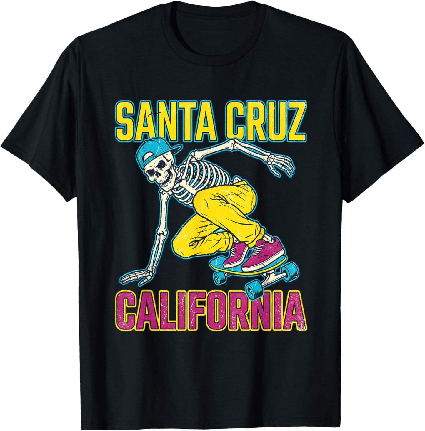 Retro Santa Cruz Clothing Kids Skaters Girls Y2K T-Shirt - T-Shirt | Black