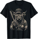 Funny Highland Cow Baseball Lovers Vintage Retro Sports T-Shirt - T-Shirt | Black