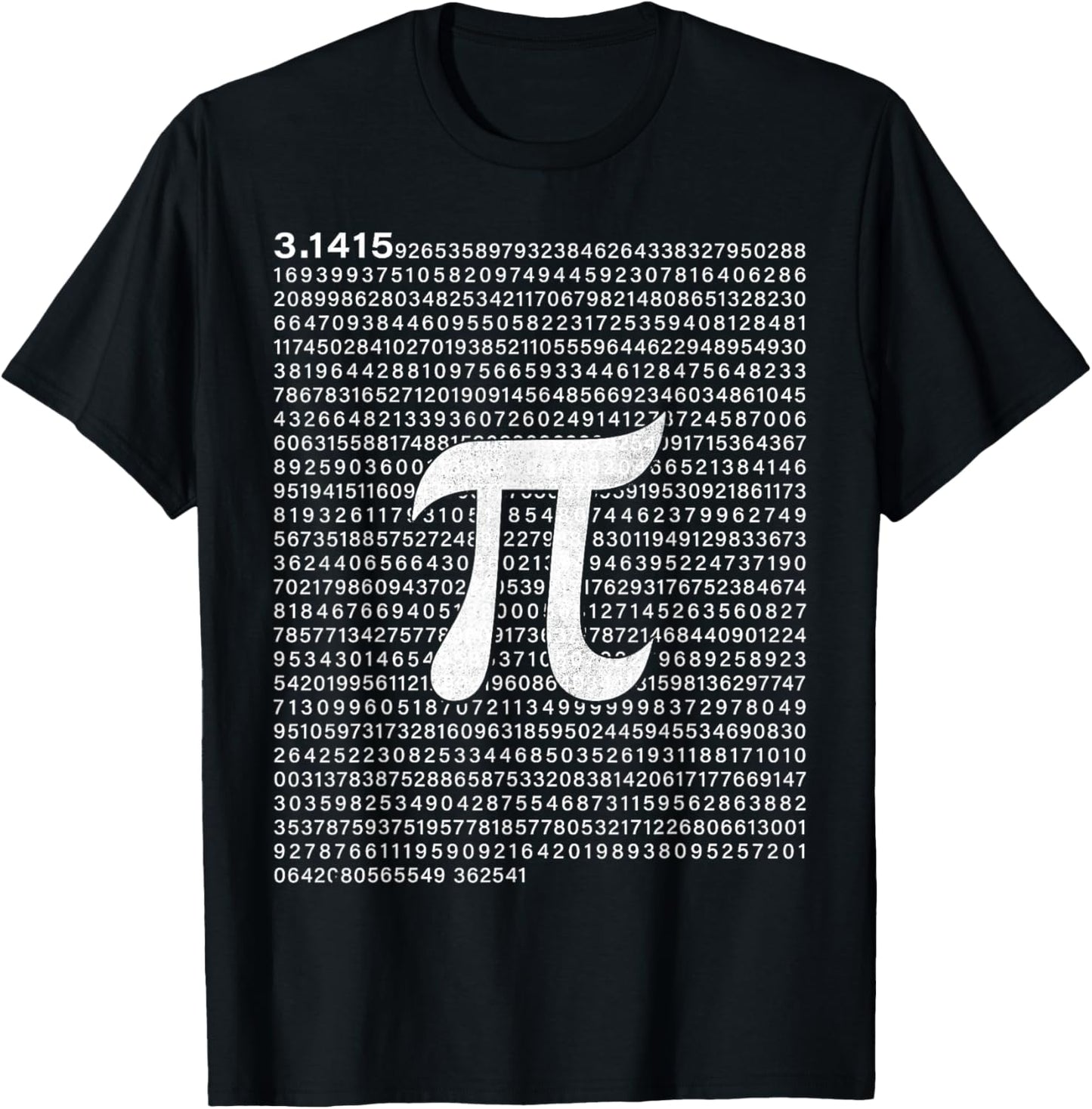 Symbole Pi avec Chiffres T-Shirt - T-Shirt | Black