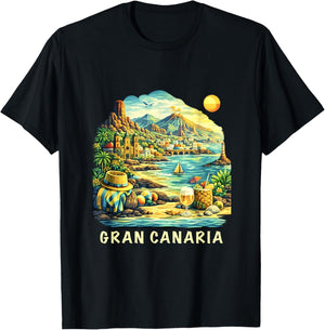 Gran Canaria Espagne T-Shirt - T-Shirt | Black