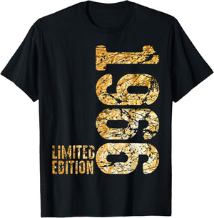 60th Birthday Man Woman 60 Years Decoration 1966 Gift Funny T-Shirt - T-Shirt | Black
