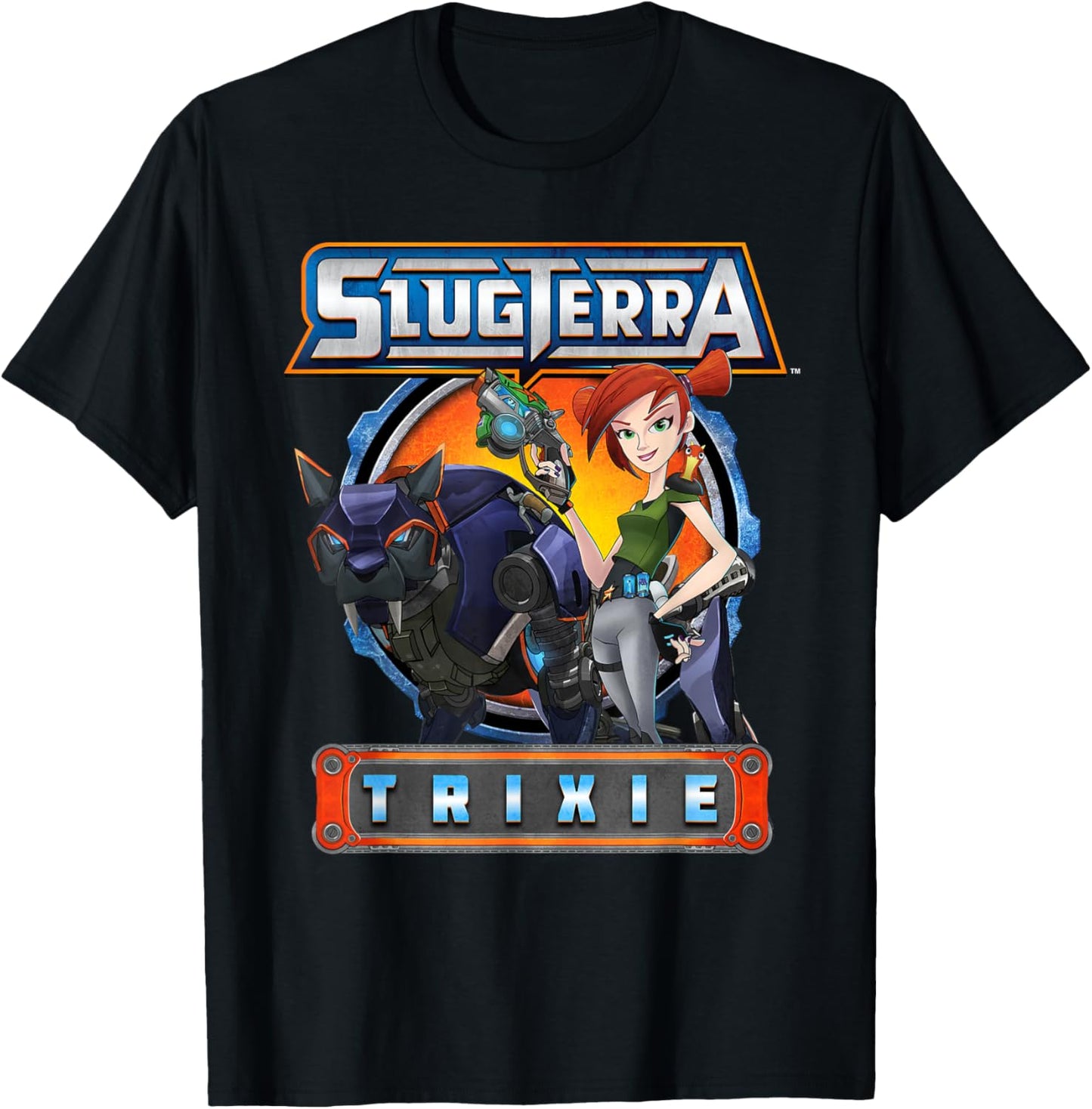 Produit sous Licence Officielle Slugterra | Trixie | STC3002 T-Shirt - T-Shirt | Black
