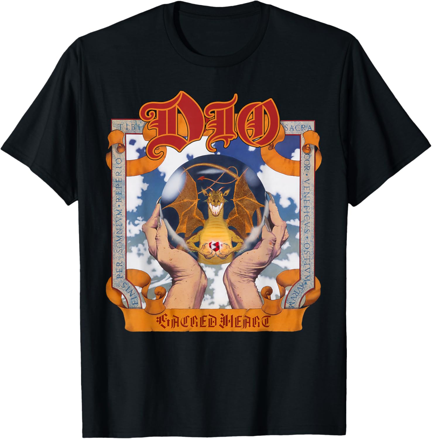 Dio – Sacred Heart Black T-Shirt - T-Shirt | Black