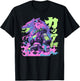 Goth Grunge Demon Anime Furry Wolf Horror Alt Aesthetic T-Shirt - T-Shirt | Black