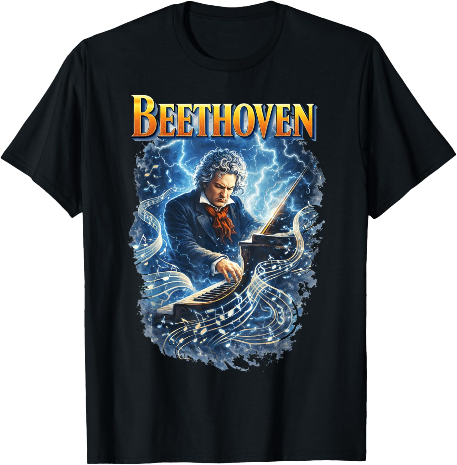 Ludwig Van Beethoven Composer T-Shirt - T-Shirt | Black