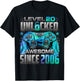 Level 20 Unlocked Awesome Since 2006 20th Birthday Gaming T-Shirt - T-Shirt | Black