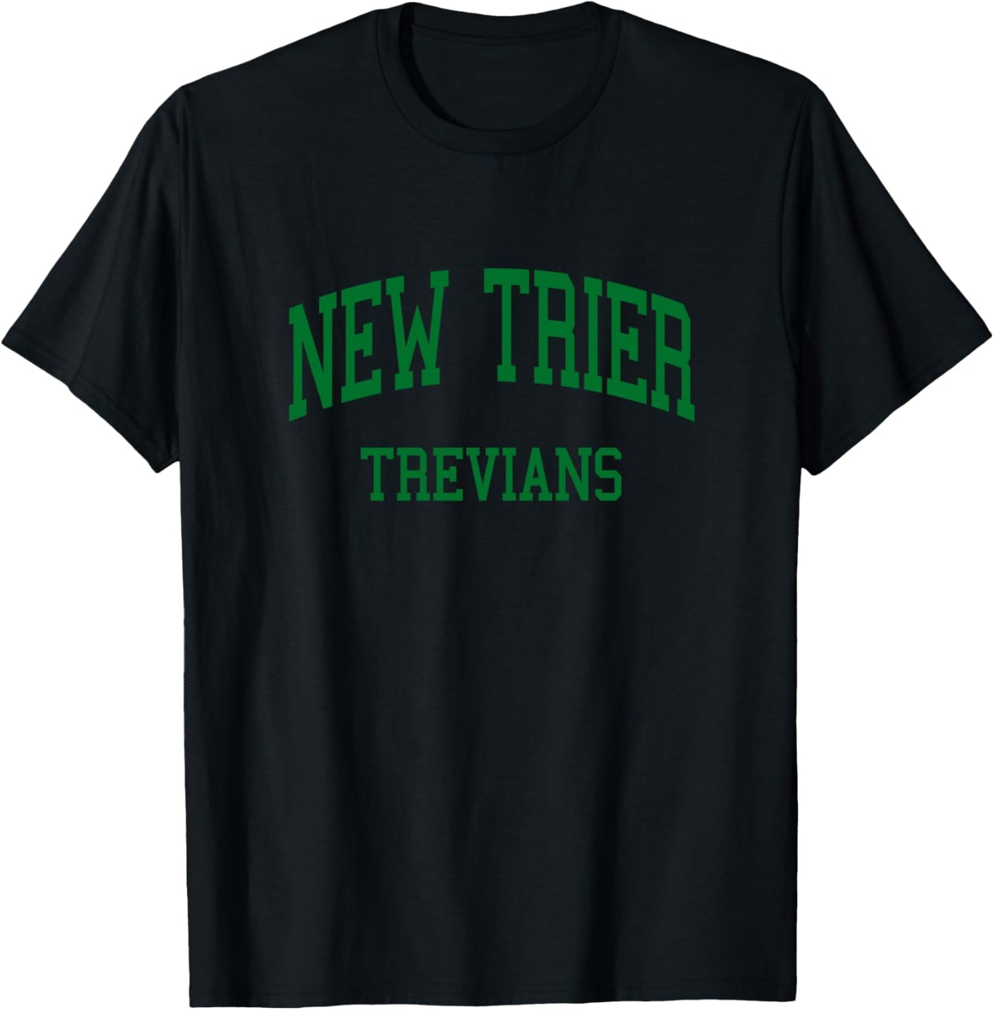 New Trier High School HS Winnetka IL Retro T-Shirt - T-Shirt | Black