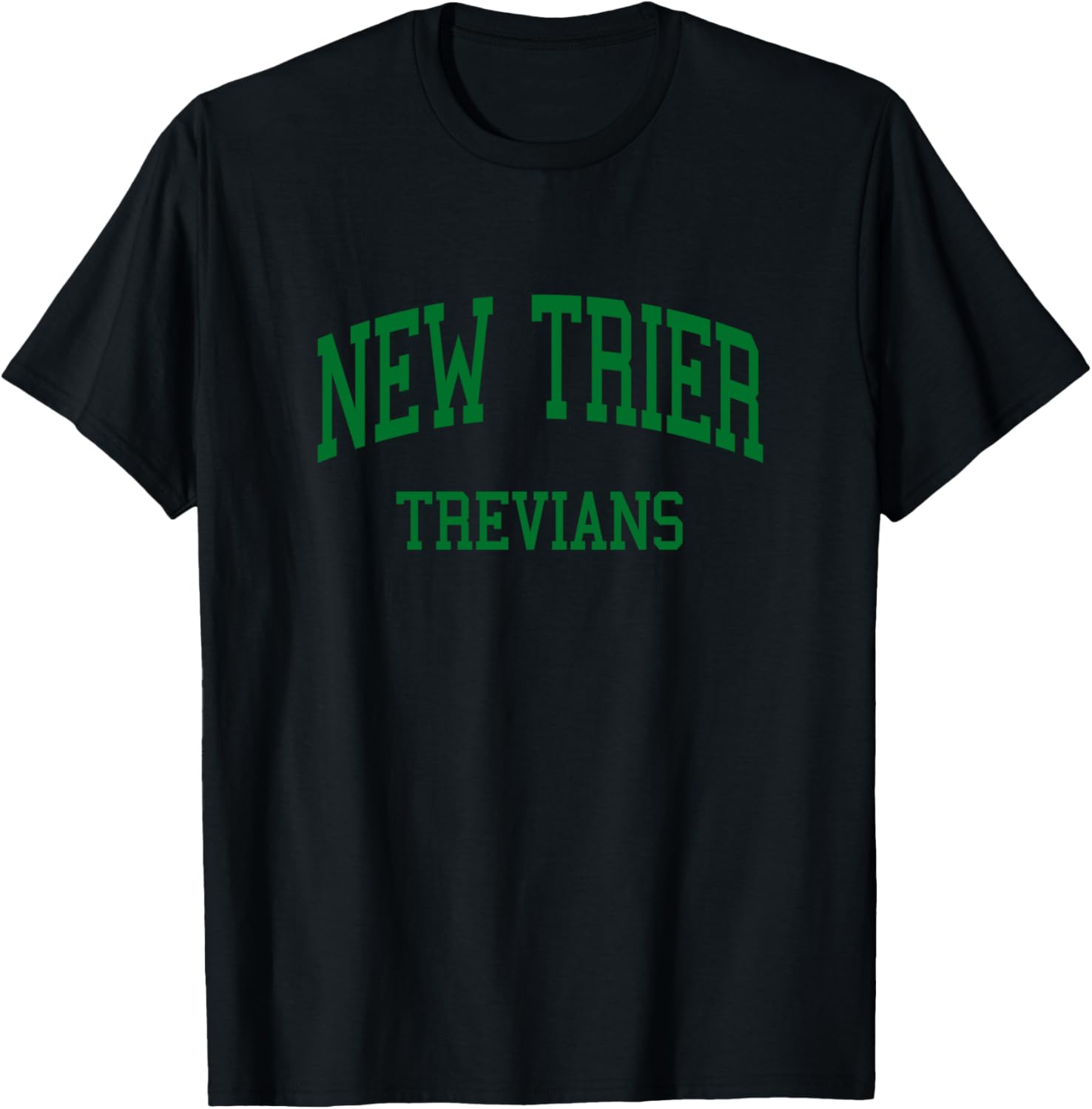 New Trier High School HS Winnetka IL Retro T-Shirt - T-Shirt | Black